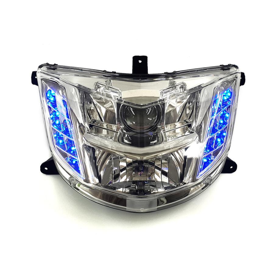 ヤマハ マグザム Maxam Sg17j Sg21j ヘッドライト プロジェクター P 青 クーポン配布中 M4404 66shopping 通販 Yahoo ショッピング