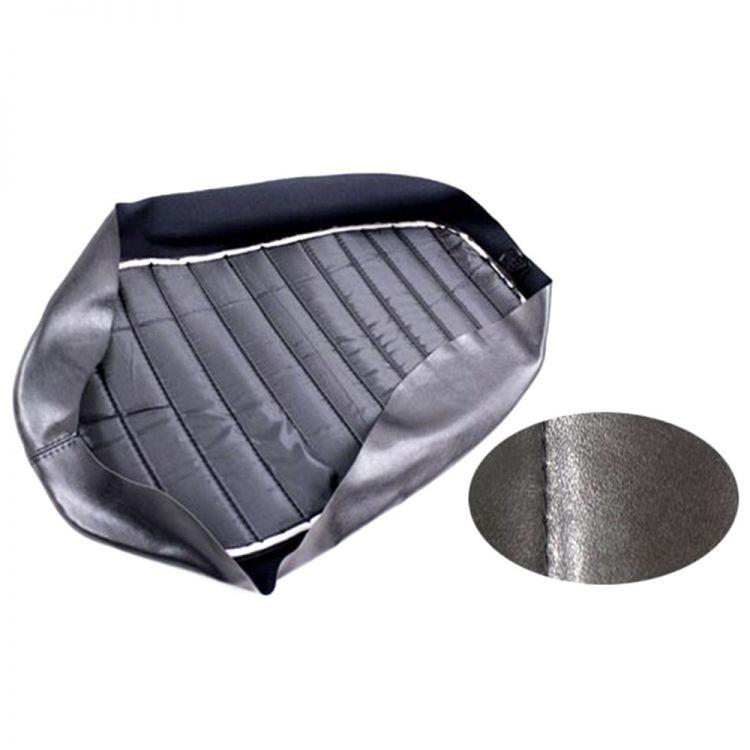 カワサキ（Kawasaki） ZRX/ゼファー400X張替用タックロール式 黒レザー 