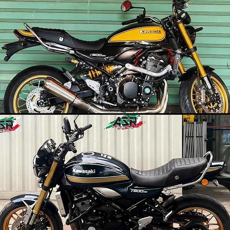 カワサキ対応 Z900RS(19-23)用 タンデムバー 後部用 CNC加工 曲げ