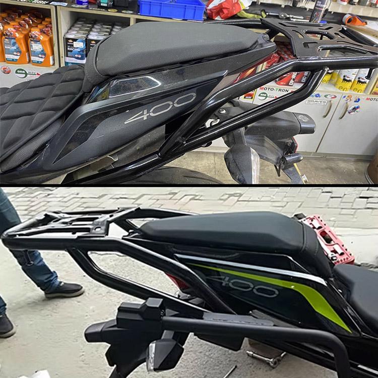 カワサキ対応 オートバイリア荷台ラック ニンジャ250 Ninja400(18-23