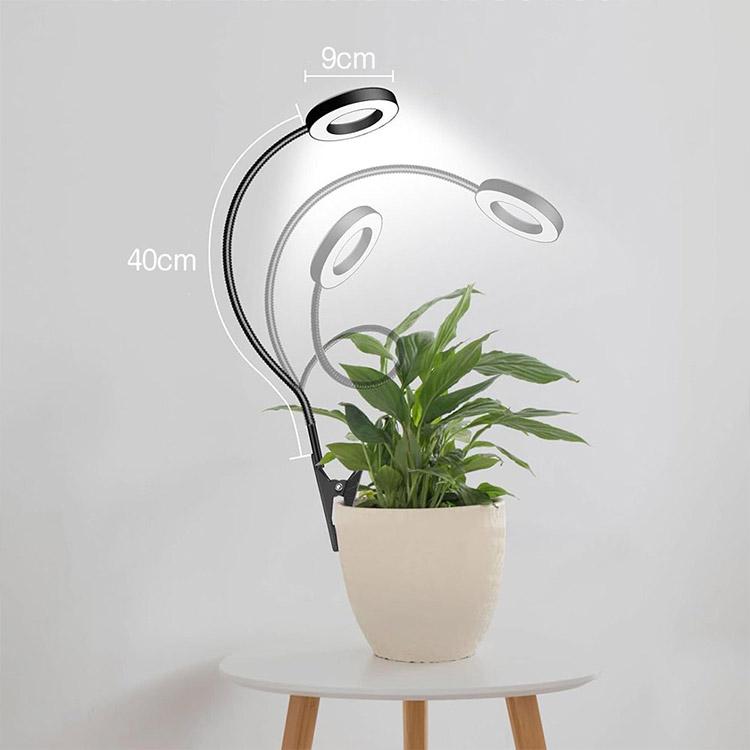 植物育成ライト クリップ式 LED 植物育成ランプ 調光可能 観葉植物