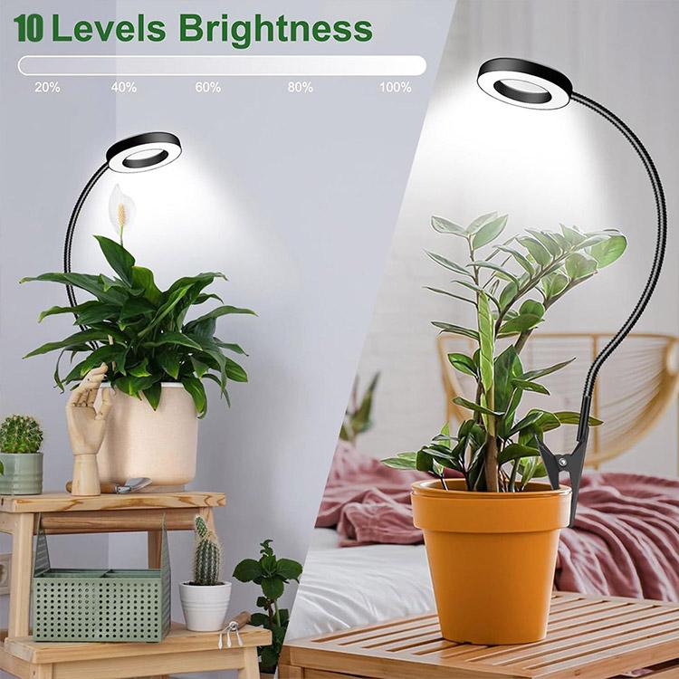 植物育成ライト クリップ式 LED 植物育成ランプ 調光可能 観葉植物