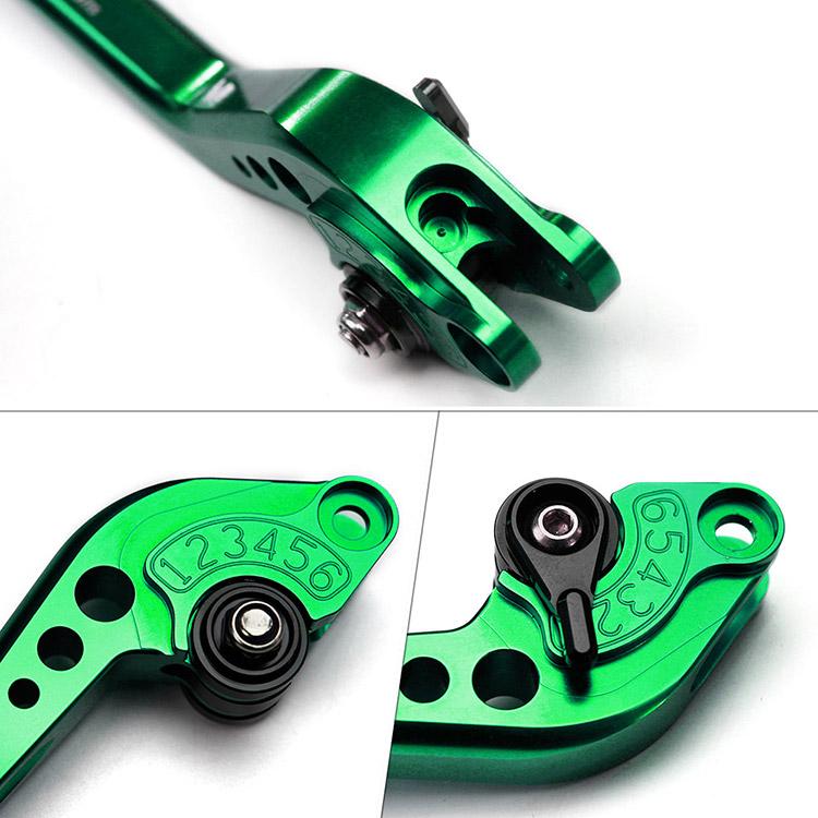 ブレーキ&クラッチ レバーSet アルミ 削り出し 6段階 ビレット