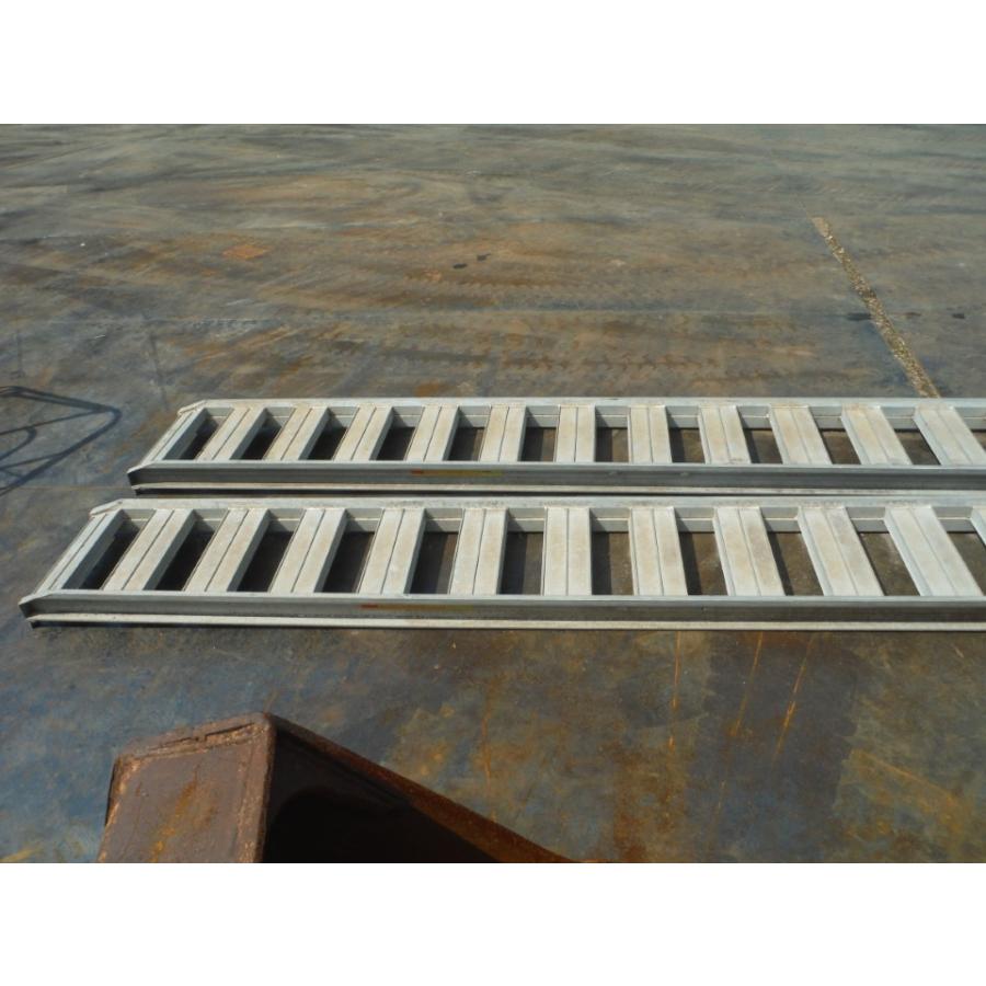 アルミブリッジ 2本 昭和 アルミラダー 左右 3600mm スロープ 1.5t