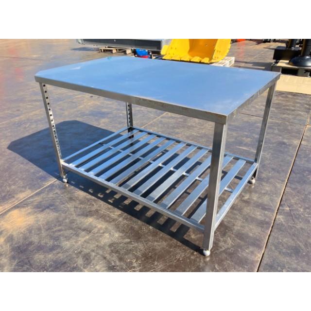 作業台 キッチン 物置台 調理台 1350×850×800 ステンレス 業務用 作業台 キッチン 物置台 調理台 1350×850×800 ステンレス 業務用