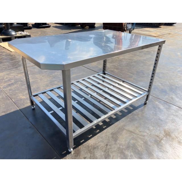作業台 キッチン 物置台 調理台 1350×850×800 ステンレス 業務用 作業台 キッチン 物置台 調理台 1350×850×800 ステンレス 業務用