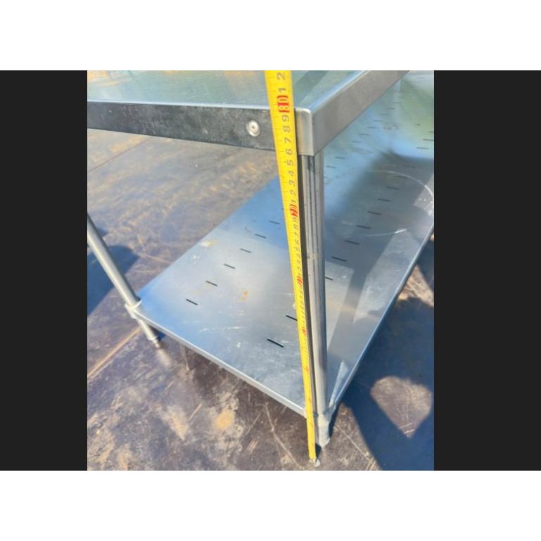 作業台 物置台 キッチン 調理台 2400×750×800 ステンレス製 業務用 