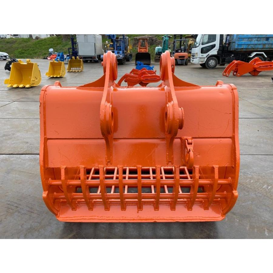 スケルトンバケット 0.7m3 横ピン フック付き アタッチメント 重機