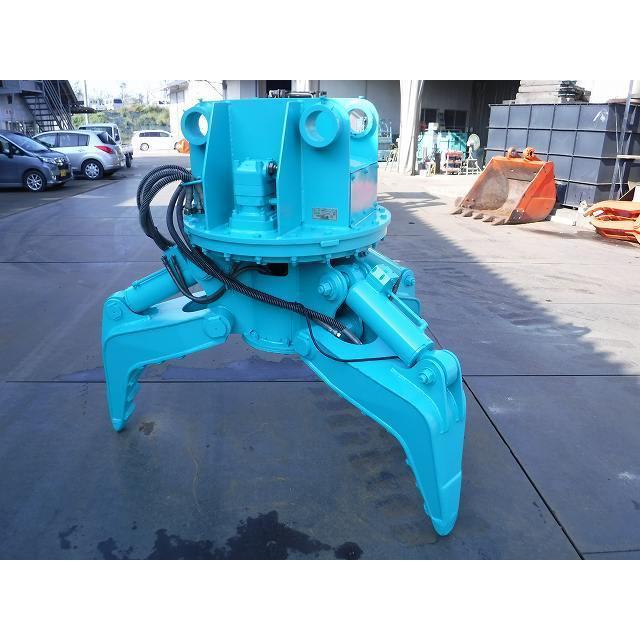 オレンジグラップル ハラダ フォークグラブ つかみ 0.7m3 重機 ユンボ  