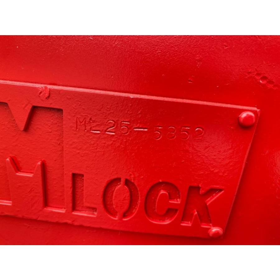クイックアタッチメント　M-LOCK クイックヒッチ ミクロ ML25 ワンタッチ Mロック 0.25m3 重機 ユンボ