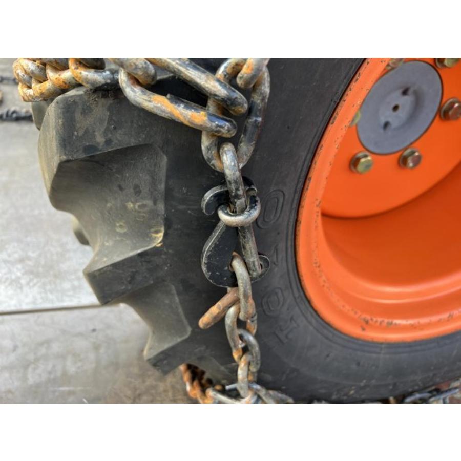 ホイールローダー用 チェーン 4本セット タイヤチェーン 滑り止め 15.5