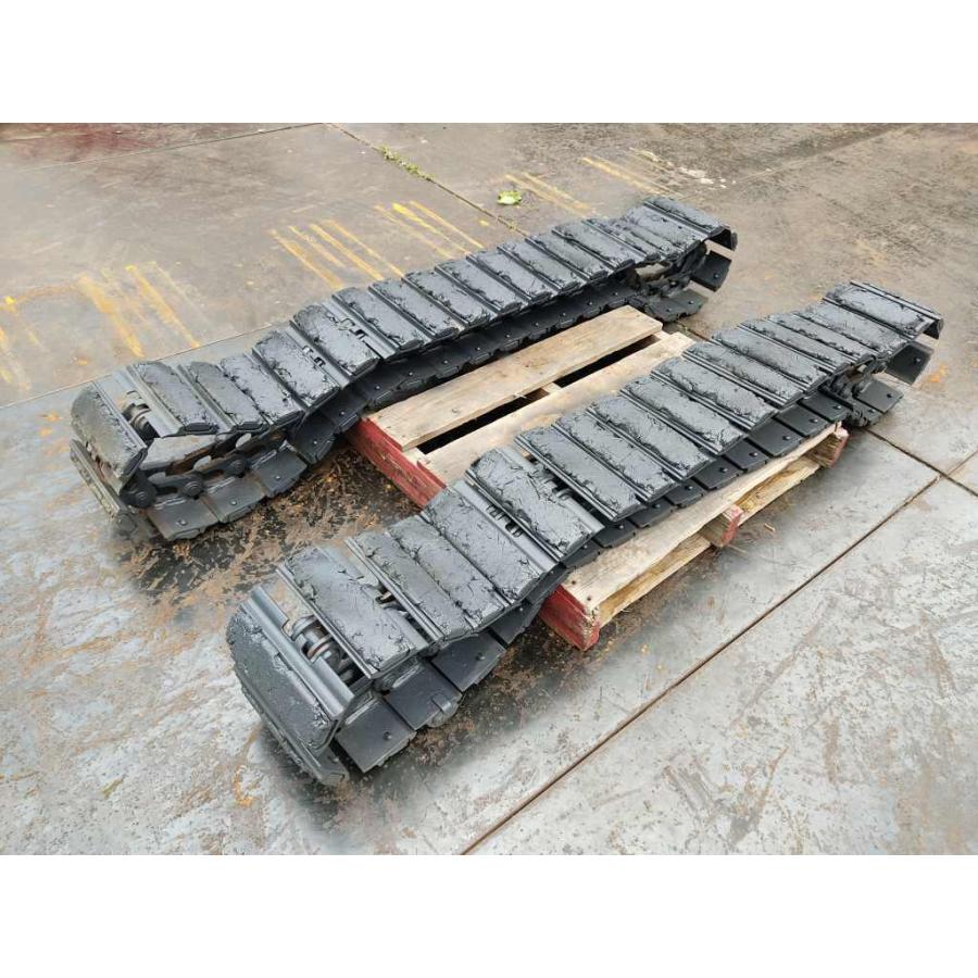 コマツPC20用キャタ 鉄シュー+パッドセット 鉄キャタ ユンボ用パーツ コマツ 純正品 PC20MR