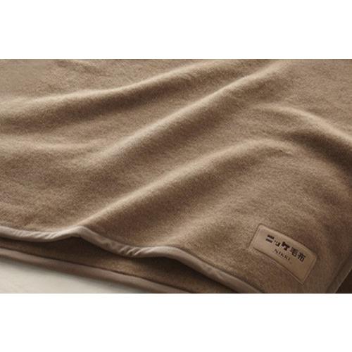 ニッケ キャメル100% 毛布 シングル 140×200cm CAML30404 日本製