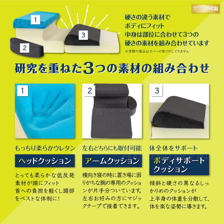 フランスベッド スノーレスピロー ミニ くつろぎのごろ寝 ピロー