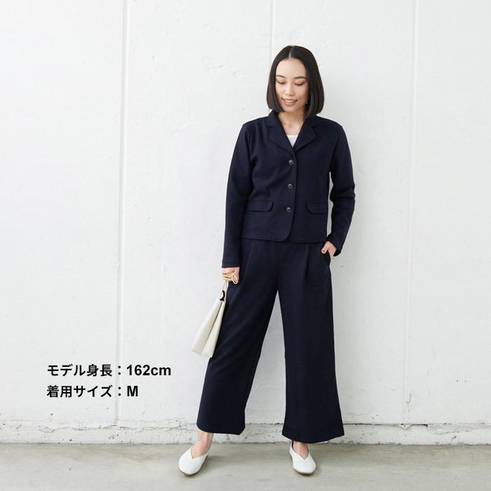 LLサイズ ジャケット レディース 入学式 卒業式 圧縮 ウール100% テーラード 三つボタン ジャケット 日本製 暖かい 防寒 | TOKYO BASIC | 13