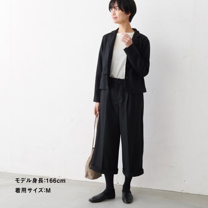 LLサイズ ジャケット レディース 入学式 卒業式 圧縮 ウール100% テーラード 三つボタン ジャケット 日本製 暖かい 防寒 | TOKYO BASIC | 15