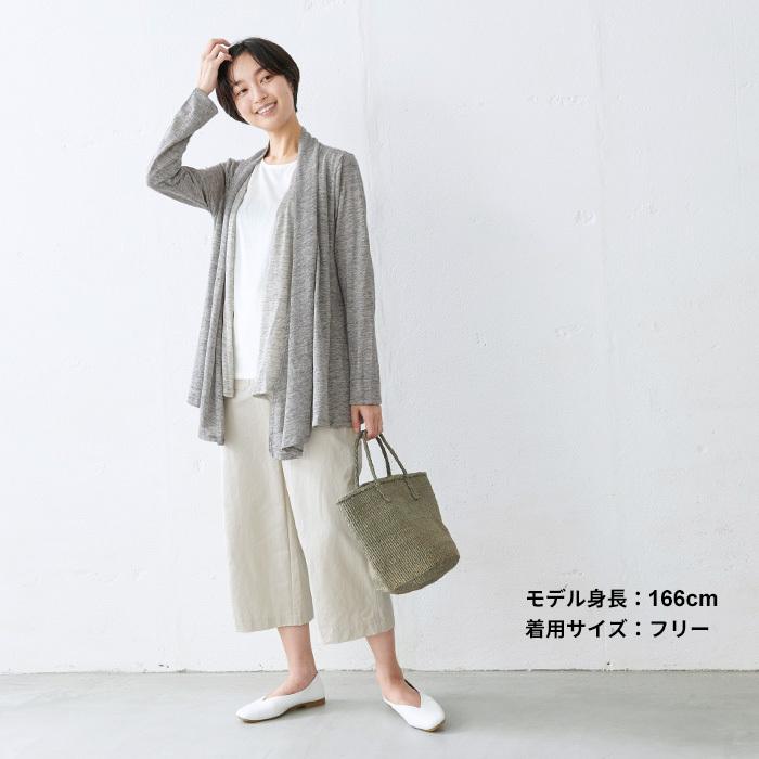 カーディガン レディース 薄手 プレミアム リネン100％ フェイクレイヤード 日本製 | TOKYO BASIC | 13