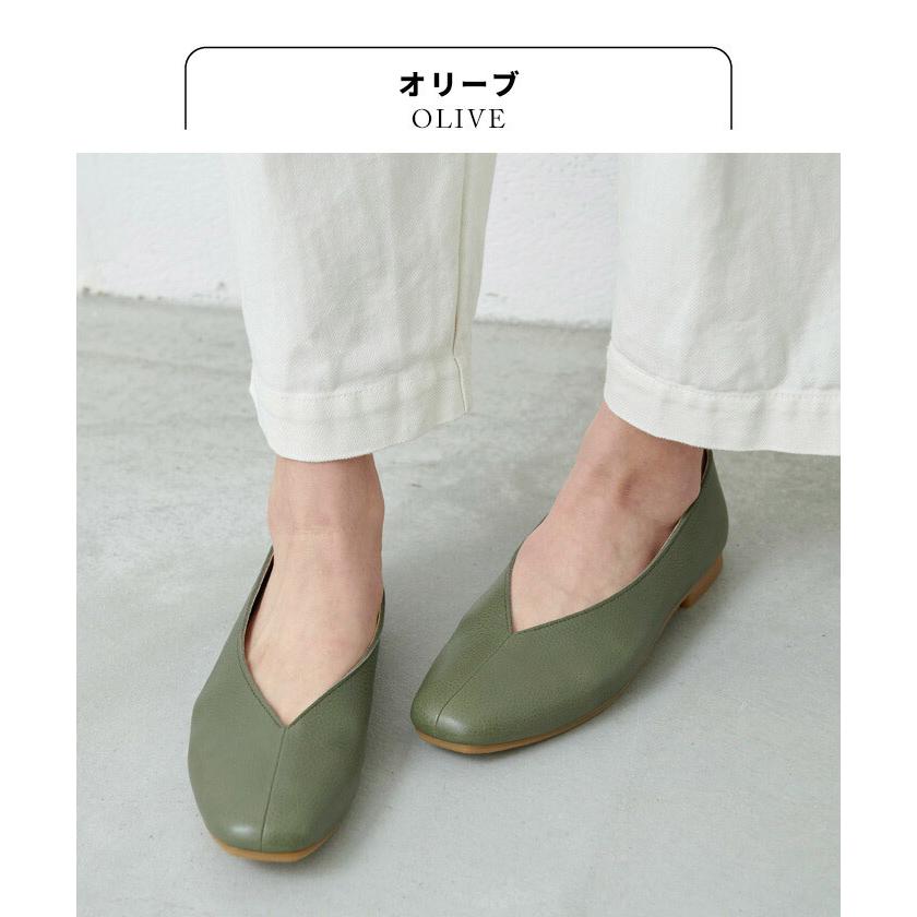 レシピ 靴 recipe スクエアトゥパンプス 本革 Vカット スクエアシューズ RP-267 日本製 | Recipe | 21