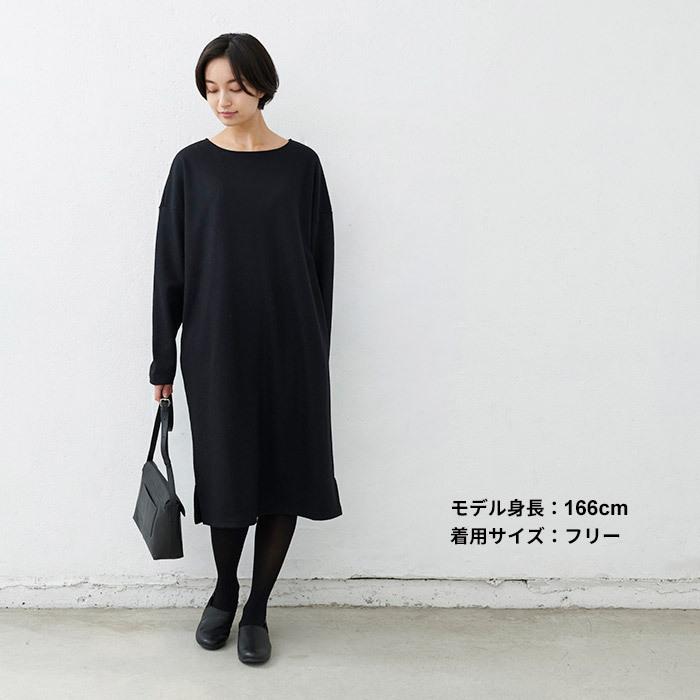 ワンピース レディース 40代 50代 秋 冬 きれいめ 体型カバー 圧縮ウール100％ ボートネック ワンピース 日本製 |  | 18