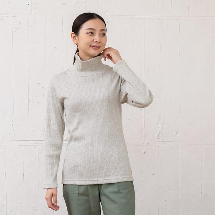 タートルネック レディース 綿 長袖 オーガニックコットン100 テレコ タートル 日本製 レディース 40代 50代 Tb 2110 07 Tokyo Basic 東京ベーシック 通販 Yahoo ショッピング