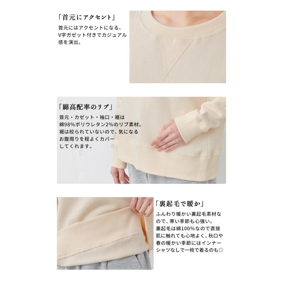 TOKYO BASIC トレーナー 暖かい 厚手 コットン100％ ふわふわ 裏