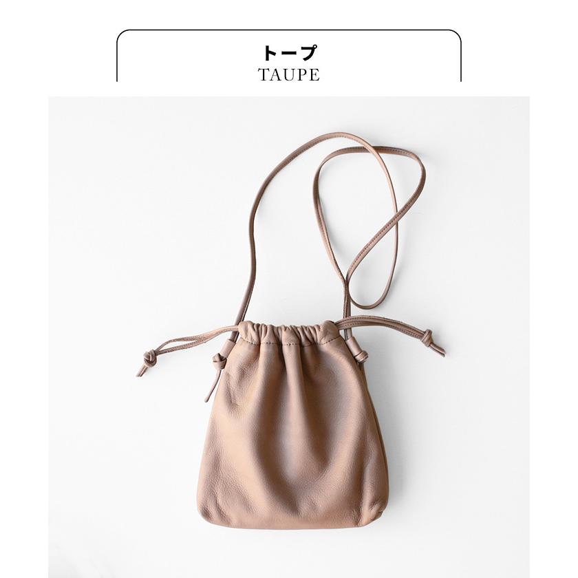 巾着バッグ レザー ショルダー レディース 巾着 ショルダーバッグ  