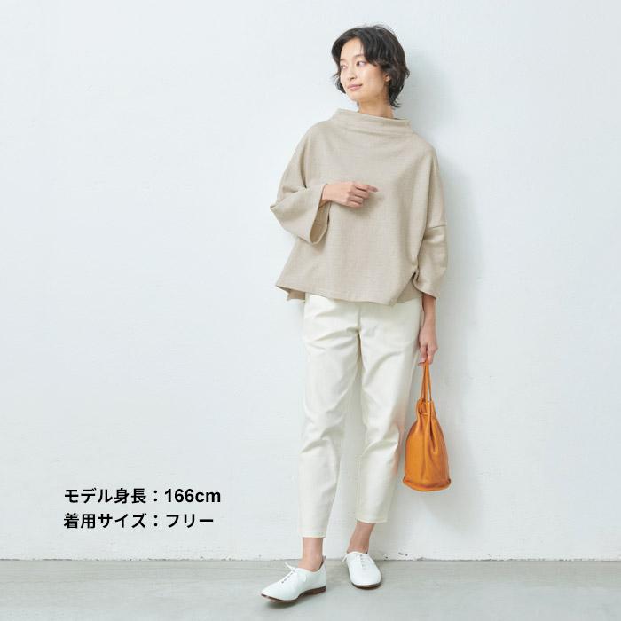 トレーナーレディース おしゃれ 40代 50代 リサイクル ＆ オーガニックコットン モックネック 日本製 | TOKYO BASIC | 12