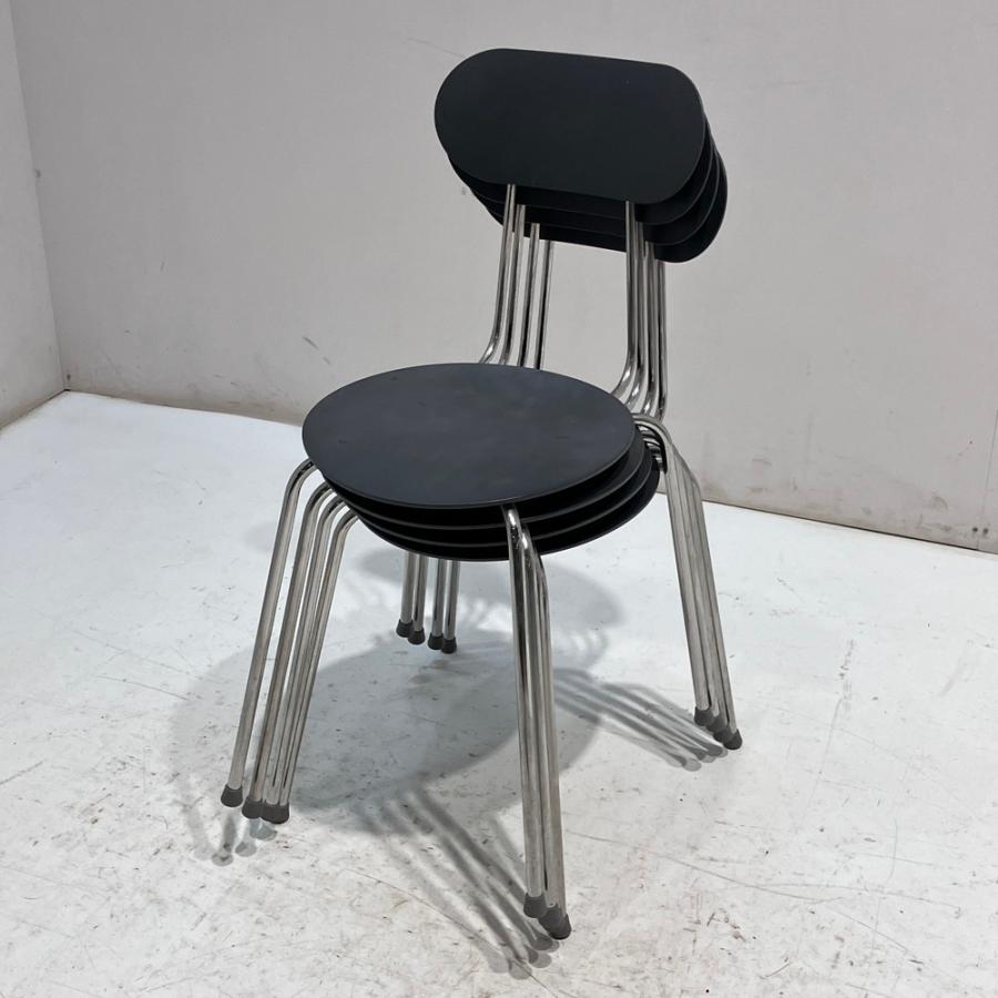マジス（MAGIS） 店舗用チェア 4脚セット 中古 幅460x奥行480 厨房【無限堂