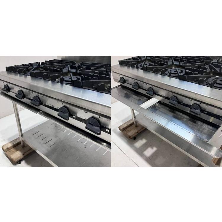 タニコー 5口ガステーブル TSGT-1232A(改)※備考欄必読 中古 1ヶ月保証 2019年製 都市ガス 幅1200x奥行750 厨房【無限堂東京町田店】の画像
