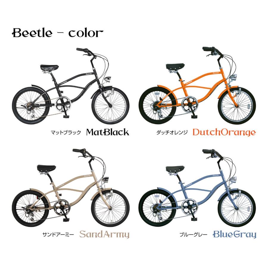 a.n.design-works ビーチクルーザー 自転車 20インチ ミニベロ