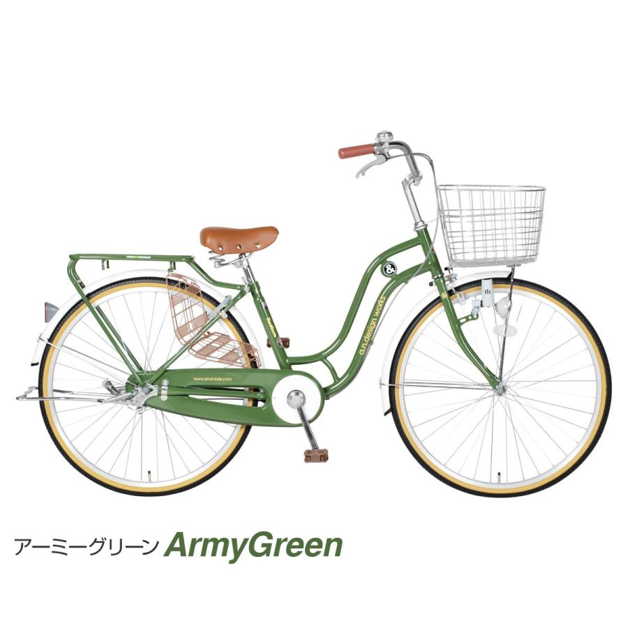 自転車 26インチ 本体 シティサイクル パイプキャリア 中学生 通学 男の子 女の子 A N Design Works Sd260 Classic 完全組立済 Sd260r Tokyo Depot 通販 Yahoo ショッピング