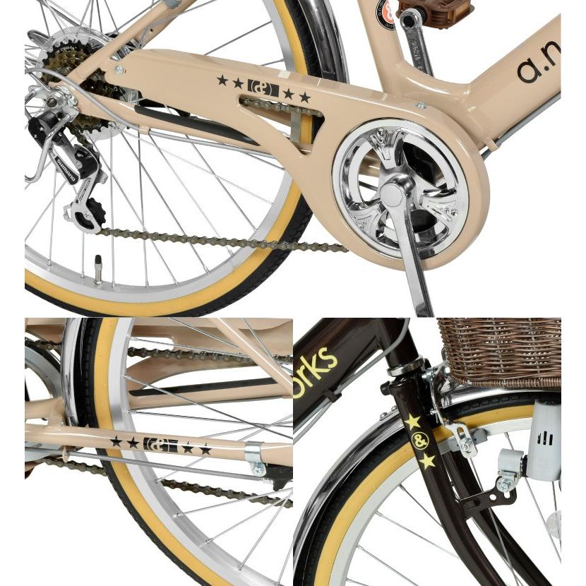 子供用 自転車 24インチ 本体 小学生 男の子 女の子 変速 ライト 130 150cm 7歳以上 お客様組立 A N Design Works V246 V246 Tokyo Depot 通販 Yahoo ショッピング