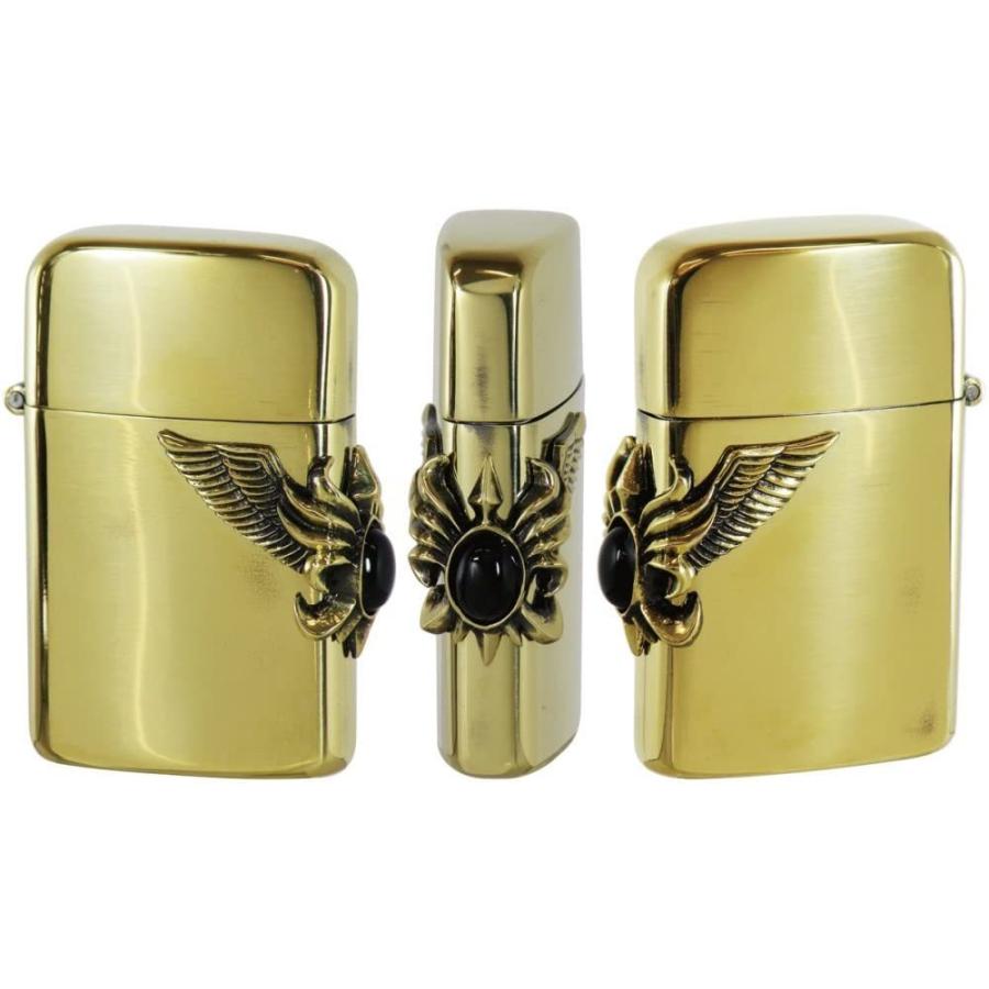 Ronson オイルライター ロンソン タイフーン フリントオイルライター オニキス タイフーン 日本限定モデル ウイング ブラス オニキス