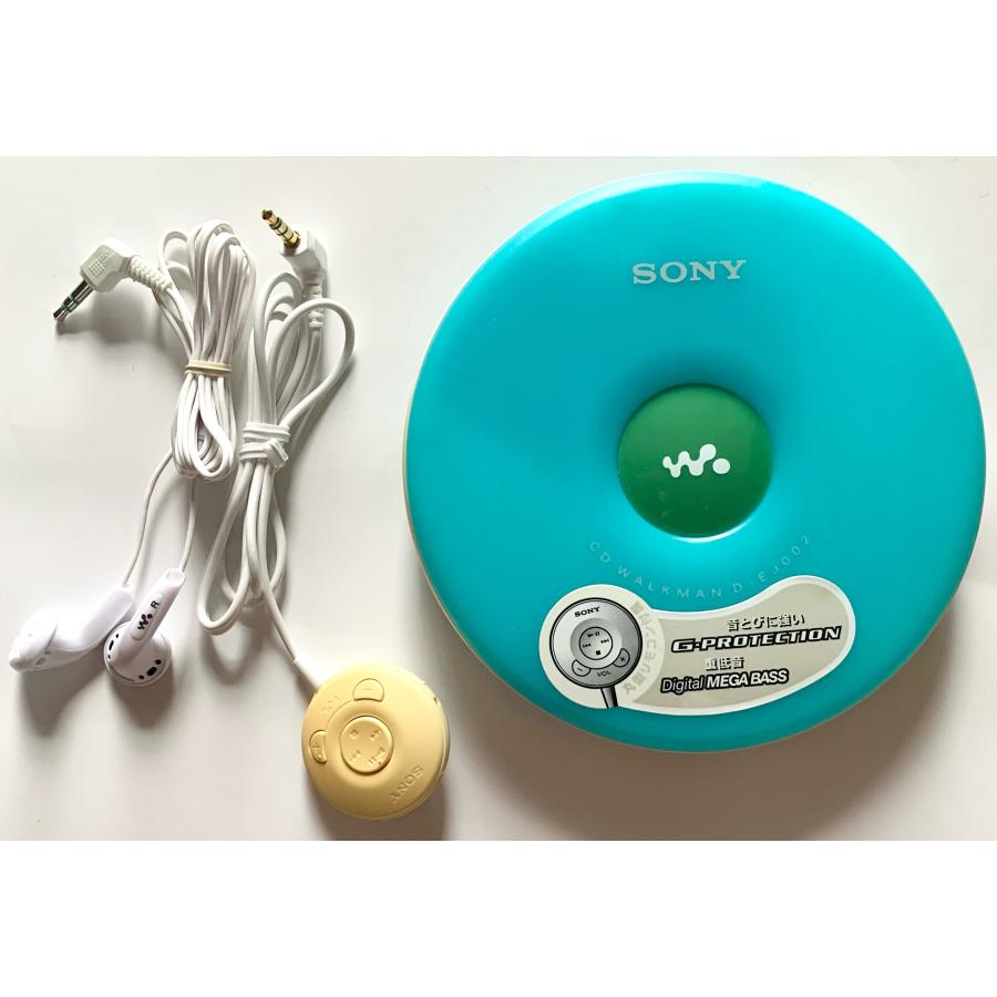 ソニー　SONY CD WALKMAN D-EJ002-L ブルー / 未使用品。長期間在庫保管により、商品軽微変色やパッケージ破れがあり、ご了承の上ご注文お願いします。｜tokyo-ec｜03