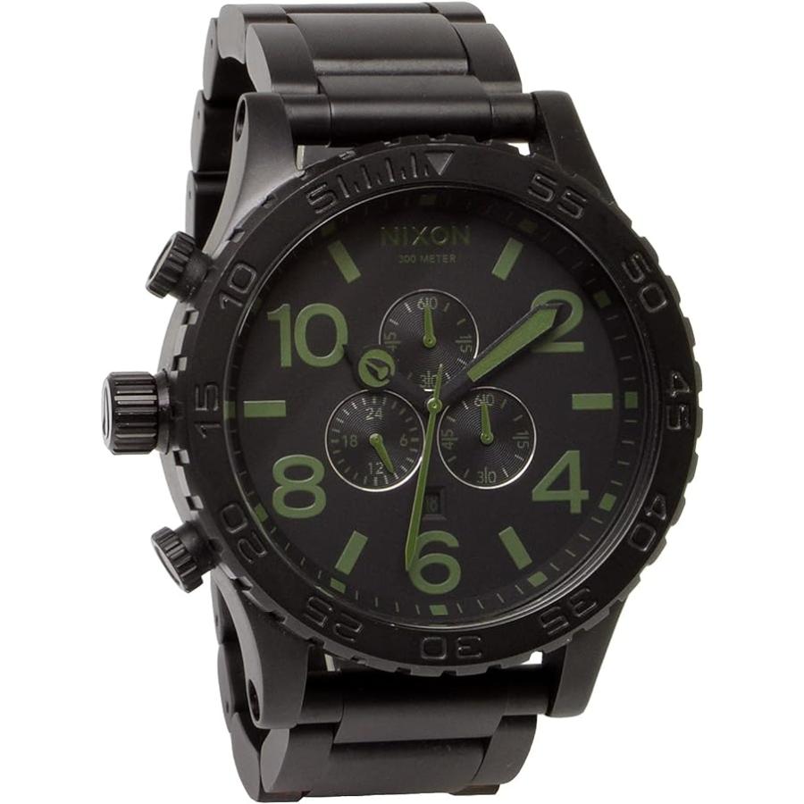 NIXON ニクソン 腕時計 51-30 CHRONO: MATTE BLACK/SURPLUS A083-1042 