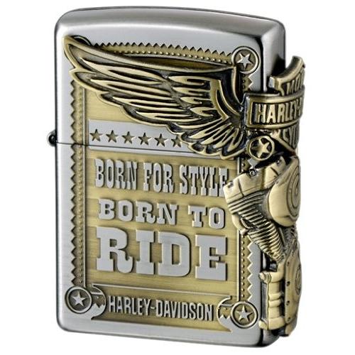 即納　ZIPPO ジッポー ライター 200 ハーレーダビッドソン 日本限定 シルバー HDP-27 / ZIPPO HARLEY-DAVIDSON HDP-27 : zippo ライター 名入れ ジッポーライター ハーレー