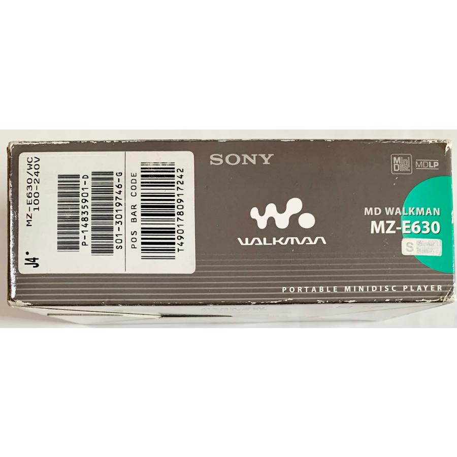 SONY 未使用品訳あり(箱きず・痛み) MZ-E630 W MD ウォークマン SONY 未使用品訳あり(箱きず・痛み) MZ-E630 W MD ウォークマン