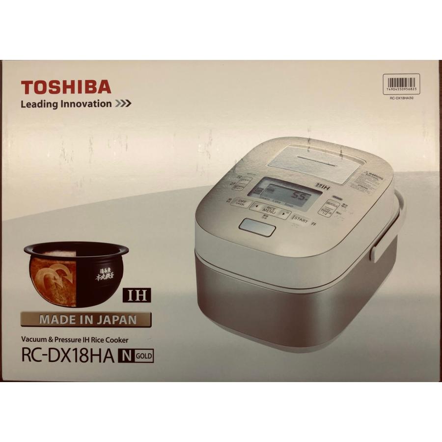 TOSHIBA 東芝 海外向け 圧力IH炊飯器 RC-DX18HA-N ツーリスト TOSHIBA 東芝 海外向け 圧力IH炊飯器 RC-DX18HA-N ツーリスト