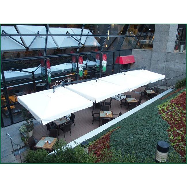 ウッドダブル/Wood Double（日よけ、大型ガーデンパラソル、スコラロ