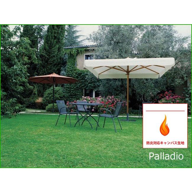 イタリア製高級パラソル/Palladio【製品名：パラディオ/防炎対応商品】（日よけ、商業施設向け、スコラロジャパン）※パラソルベース・送料込価格｜tokyo-gardening