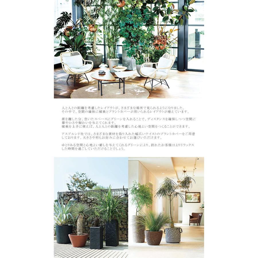 WELLINGTON ROUND PLANTER S（ウェリントン ラウンド プランター S）/アスプルンド社プラントカバー※屋外使用可の画像