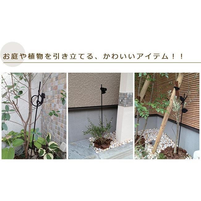 ロートアルミニウム 植栽ポール（アルミ製）モンキー JHIGP-06【園芸支柱 植栽支柱 観葉植物 ガーデニングアイテム エクステリアアイテム】_1