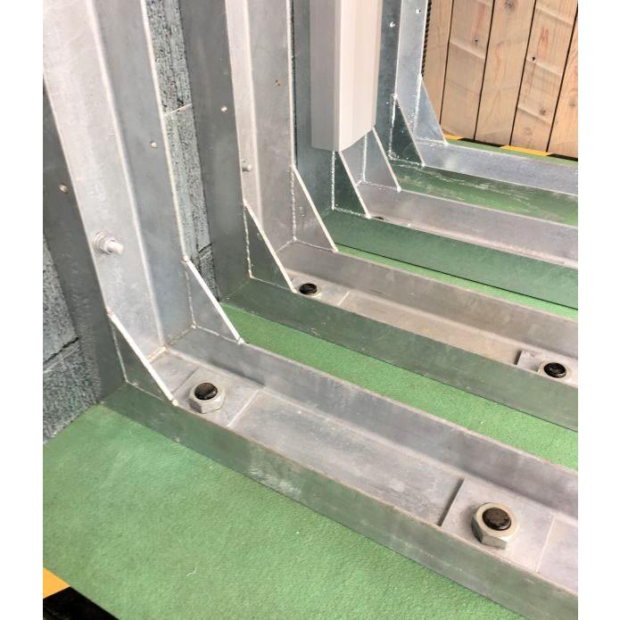 コンクリートブロック塀（CB塀）耐震補強金具 FITパワー標準型 CB厚150mm 16型（L1600mm）_2
