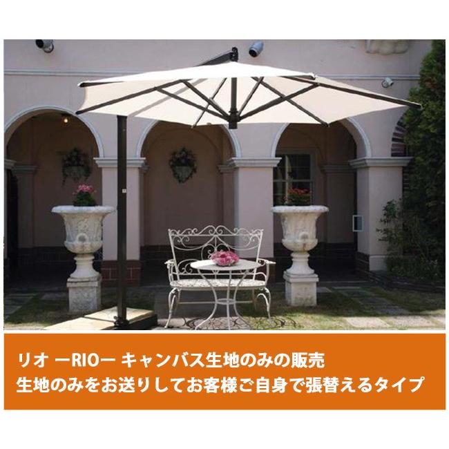 【御張り替え用生地単品販売】イタリアFIM社/リオ（RIO）用キャンバス生地単品（国内モデル版）※パラソル本体ではありません。キャンパス生地のみです。