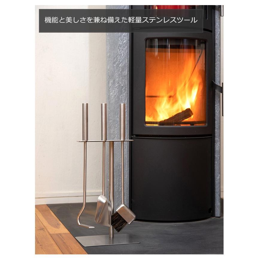 ステンレスツールセット ショート【ストーブツール 薪ストーブ