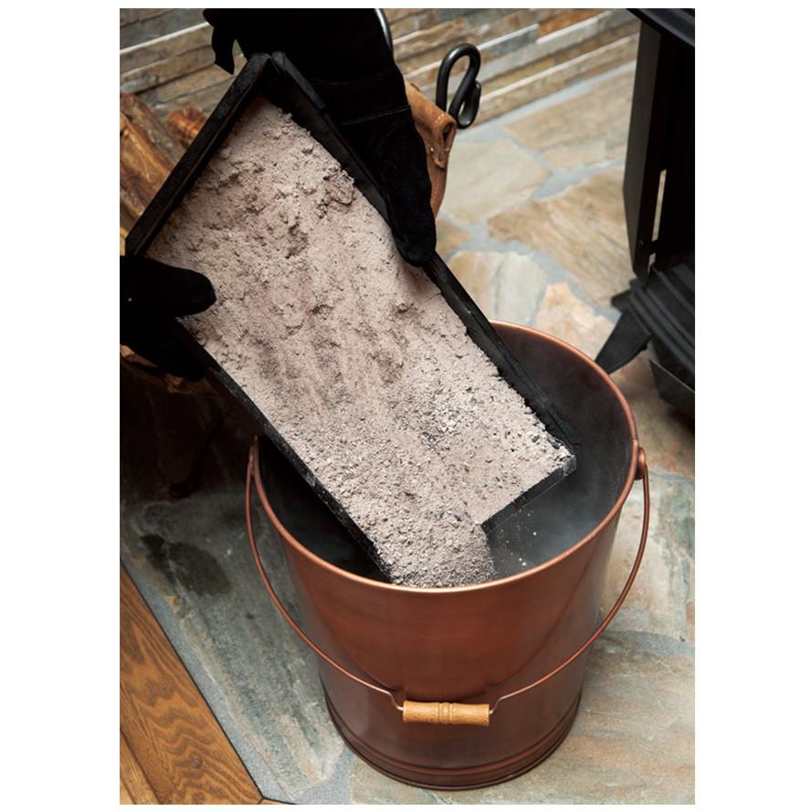 アンティーク アッシュコンテナ（大）アラスメタル社製【灰取りバケツ