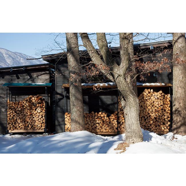 2×4ログラック40（スライド）【40cm薪に対応 薪小屋 薪ラック