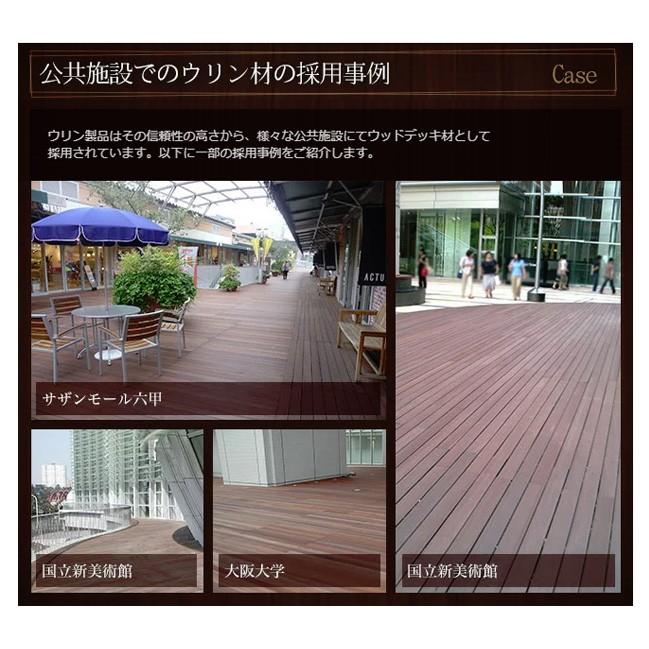 商品名：ウリン短尺材90x90xL300mm ※5本セット【花壇フェンス、花壇囲い、土留め、間仕切り、その他お庭のDIYアイテム】※サイズには誤差があります。の画像