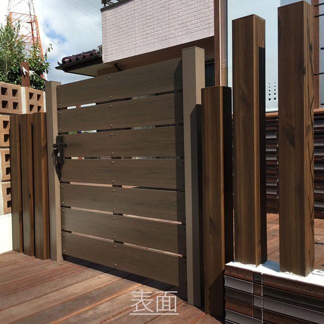 目隠しフェンス スタイルフェンス扉 スペシャルタイプ 簡易取っ手 ラッチ錠付き 仕様 扉全高 960mm 横板1mm 50mmのmix 横板間隔mm 片開き 東京ガーデニングスタイル 通販 Yahoo ショッピング