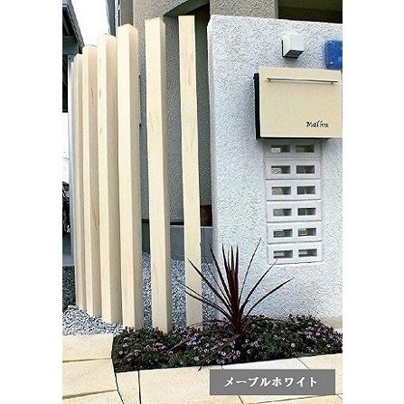 門柱、樹脂製ポール、門柱ポール、自然な目隠し】商品名：スタイル